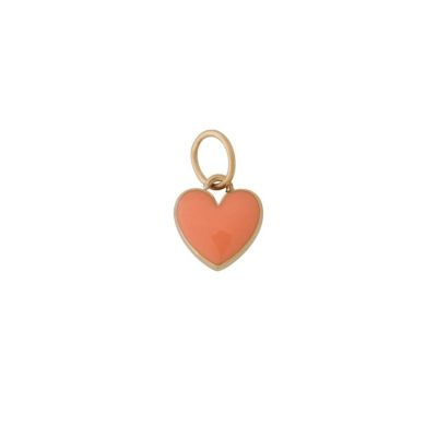 Berlocker Edblad  | Heart Charm Orange Gold