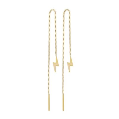 Orhangen Edblad  | Lightning Chain Earrings Gold