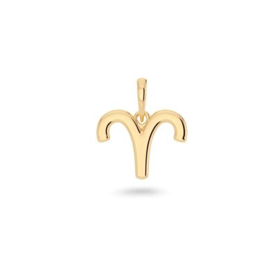 Charm Bar Edblad  | Zodiac Sign Aries Gold