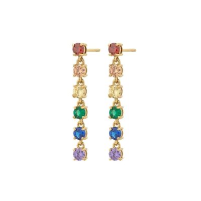 Orhangen Edblad  | Rainbow Earrings Gold