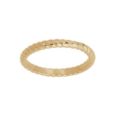 Ringar Edblad  | Rope Ring Gold