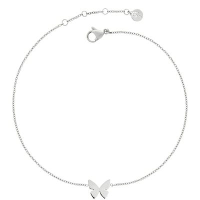 Fotlankar Edblad  | Papillon Anklet Steel