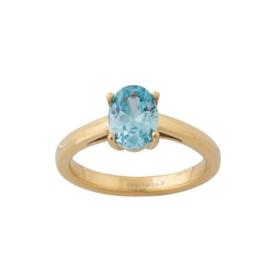 Ringar Edblad  | Orion Ring Aqua Gold