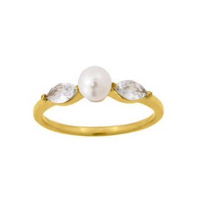 Ringar Edblad  | Laurel Pearl Ring Gold