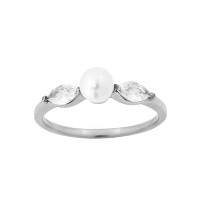 Ringar Edblad  | Laurel Pearl Ring Steel