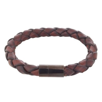 Herrsmycken Edblad  | John Bracelet Leather Dark Brown