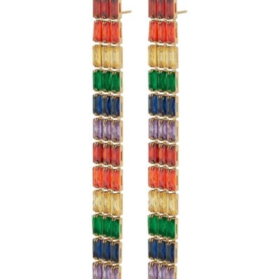 Orhangen Edblad  | Rainbow Earrings Maxi Gold