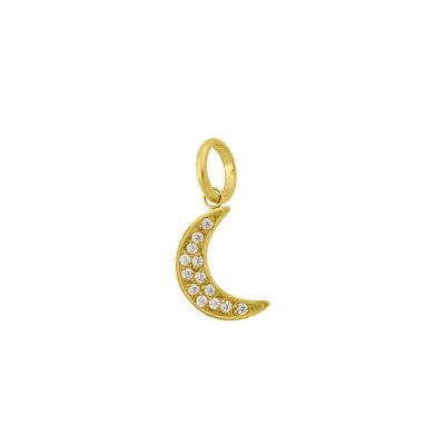 Berlocker Edblad  | Moon Sparkle Charm Gold