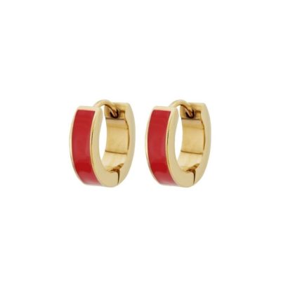 Orhangen Edblad  | Fave Hoops Red Gold