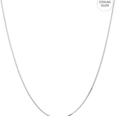 Kedjor Edblad  | Box Chain 50 Cm Silver