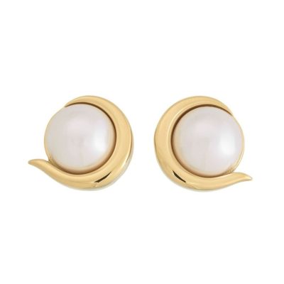 Orhangen Edblad  | Parisian Pearl Clip On Maxi Gold