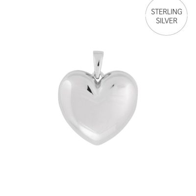 Charm Bar Edblad  | Engravable Heart Locket Silver