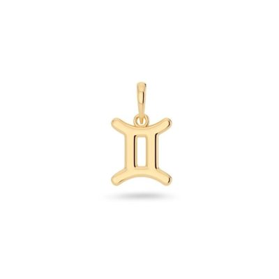 Charm Bar Edblad  | Zodiac Sign Gemini Gold