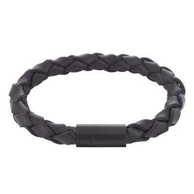 Herrsmycken Edblad  | John Bracelet Leather Black