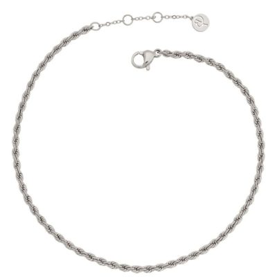 Fotlankar Edblad  | Rope Anklet Steel