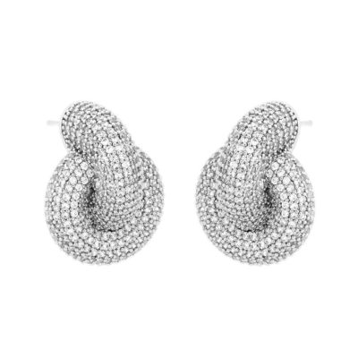 Orhangen Edblad  | Redondo Sparkle Studs L Rhodium