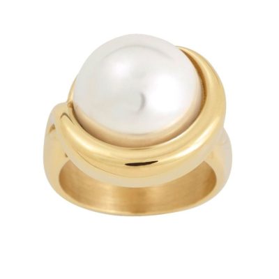 Ringar Edblad  | Parisian Pearl Ring Maxi Gold