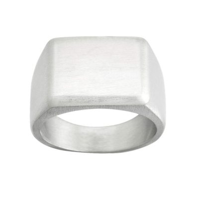 Herrsmycken Edblad  | Cole Signet Ring Matt Steel